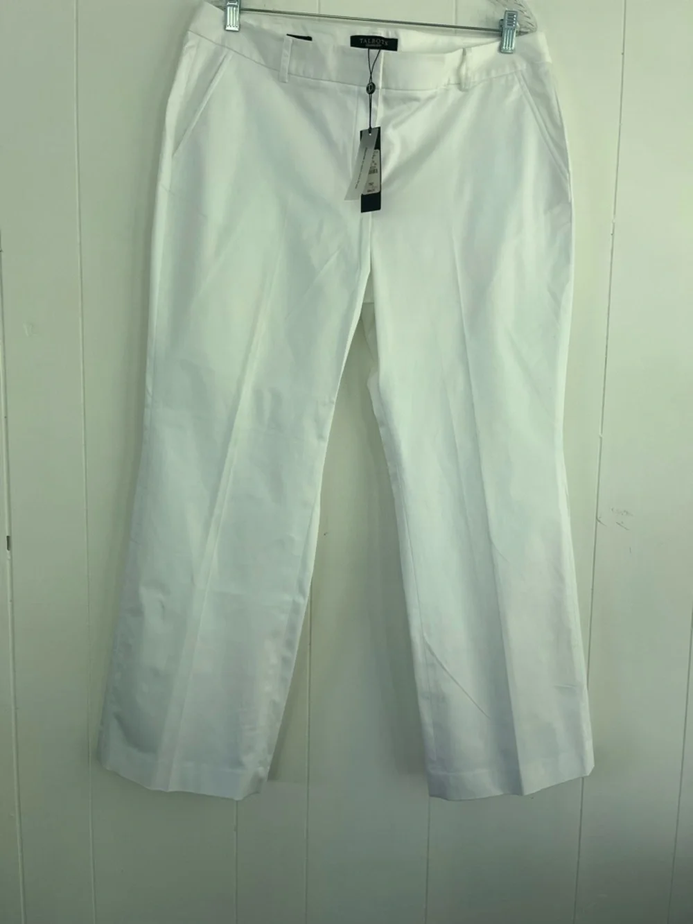 NWT Talbots Petites  SIGNATURE White Women's Pants Trousers Size 16 P - Picture 2 of 15